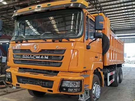Low Price Used Shacman Dump Truck 6x4/8x4 10/12 Wheeler 375HP For Sale color optional view 3