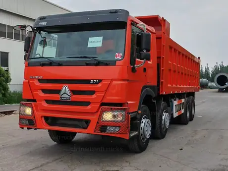 Used Truck China HOWO 371/375HP 6x4 And 8x4 10/12 Wheel Used Dump Truck for export from China Used Trucks
