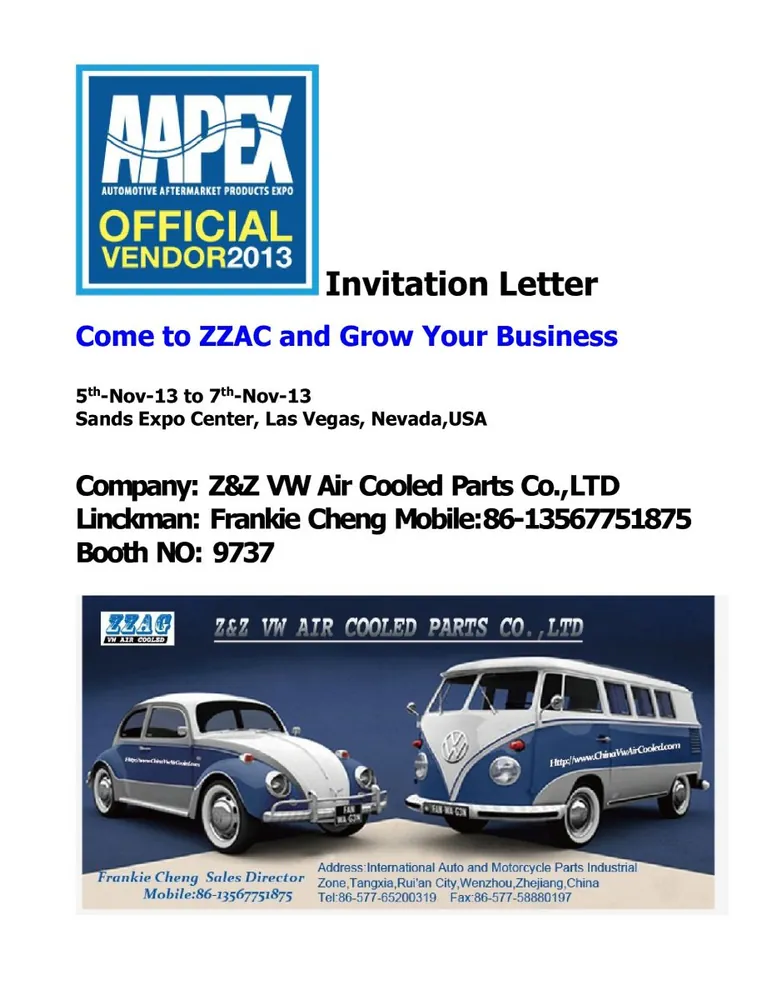 ZZAC Attend APPEX 2013