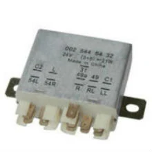 24V 11-pin electronic alarm flasher relay for Mercedes-Benz 0025446432 with original aluminium housing and flat blade terminals