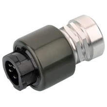 Green color zinc-plated 4-pin speed sensor for Mercedes-Benz 00995421017 with plastic connector and metal housing