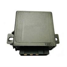 24V 6-pin electronic flasher unit for BOSCH 0335215145 with black moulded housing and flat blade terminals