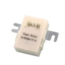 12V 9-pin electronic controller preheat relay for ISUZU 8-97068-788 with black moulded housing and flat blade terminals