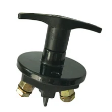 24V 100A battery switch relay 3736010-671 for FAW J6 truck with black moulded housing and 10 flat blade terminals