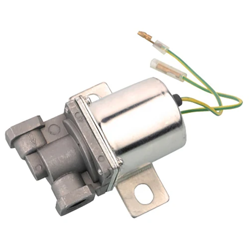 24V two-way solenoid valve for NISSAN truck, model VN175, with metal body and air line fittings