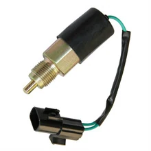 M18X1.5 mechanical push control reverse light switch for MITSUBISHI FUSO MC854708 QCC98 with 24mm spanner size and black plastic housing