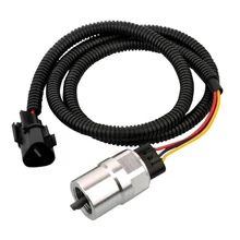 24V 3-pin MITSUBISHI speed sensor MC867581 with silver plastic housing and three-pin connector