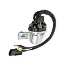 24V 100A MITSUBISHI starter relay ME077343 with black moulded housing and flat blade terminals