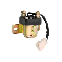 12V or 24V 100A ISUZU starter relay assy SS112 with black moulded housing and terminal connections