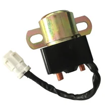 24V 100A starter relay for CAMC truck with zinc-plated iron housing and plastic casing