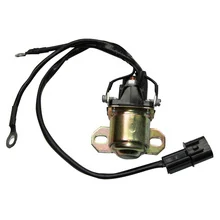 24V 100A MITSUBISHI starter relay U001X45873 with black moulded housing and flat blade terminals