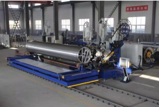 HDPE pipe extruder