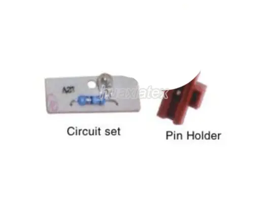 Circuit SET AND PIN Holder for Circular Knitting Machines for circular knitting machines