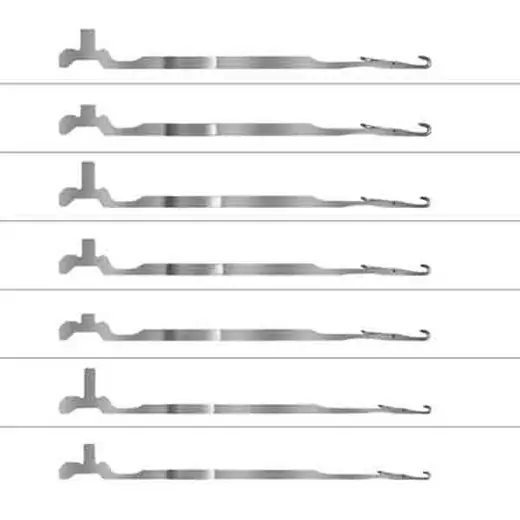 Flat Knitting Needles (Item 2) for circular knitting machines