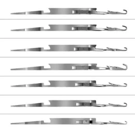 Flat Knitting Needles (Item 3) for circular knitting machines