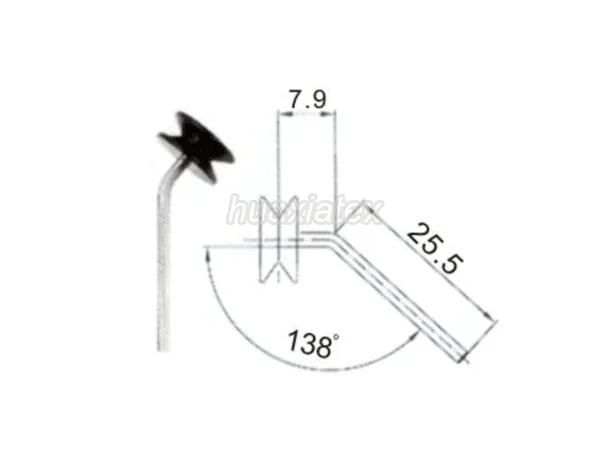 Lycra Guide Pulley for Circular Knitting Machines (Item 2)