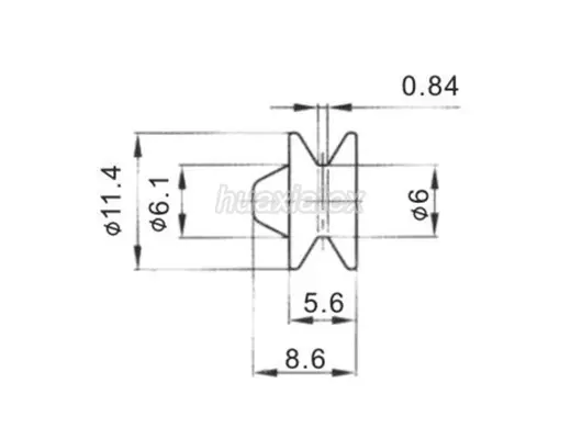 Lycra Guide Pulleys for circular knitting machines