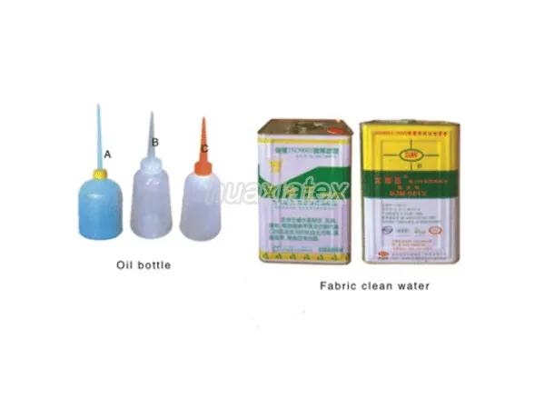 OIL Bottle AND Fabric Clean Water for Circular Knitting Machines