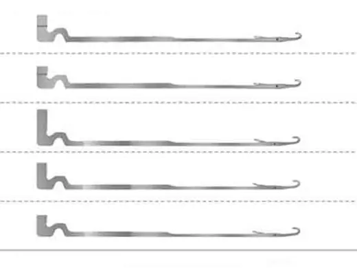 Sock Knitting Needles (Item 9) for circular knitting machines