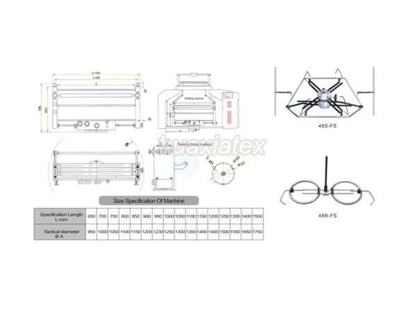 Take Down Device for Circular Knitting Machines (Item 2)