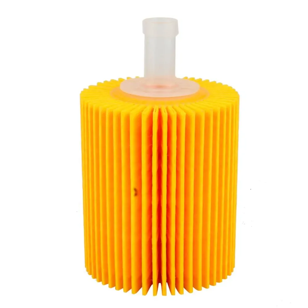 Black car engine oil filter with OE number 04152-31020 on a white background
