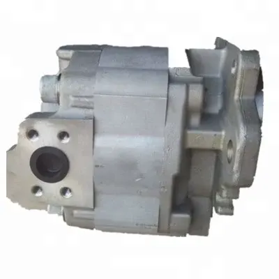 Gear pump assembly 705-11-38010 and 705-11-40010 mounted on a Dozer D65E excavator frame