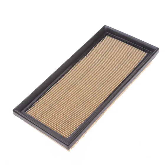 Close-up of the filter housing showing the OEM number 17801-0y050 and auto-clean feature