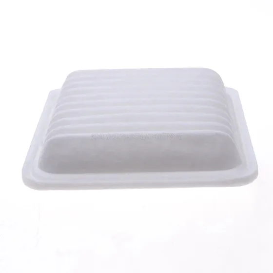 Packaged filter in a cardboard box with plastic bag, ready for shipping