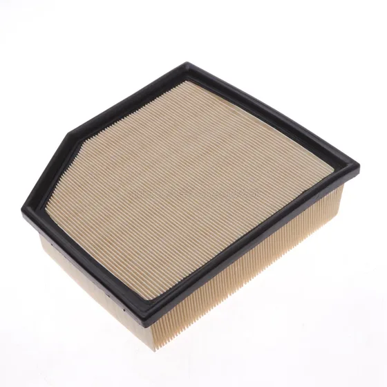 Front view of 17801-31100 Japanese car air filter with visible paper element and housing