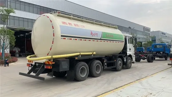 Sprinkler truck spraying water