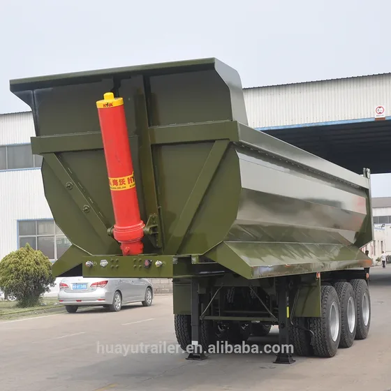 The hydraulic system of the tipper trailer