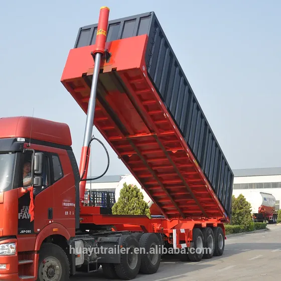 The chassis construction of the tipper trailer