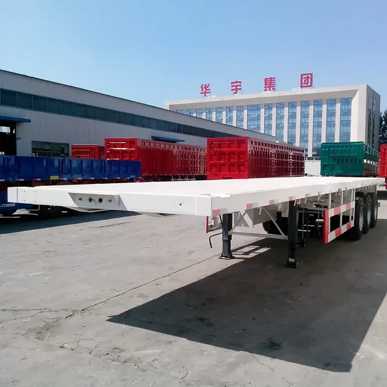 3 Axle Flatbed Side Wall Semi Truck Trailer and 6x4 Tractor Truck - photo 5