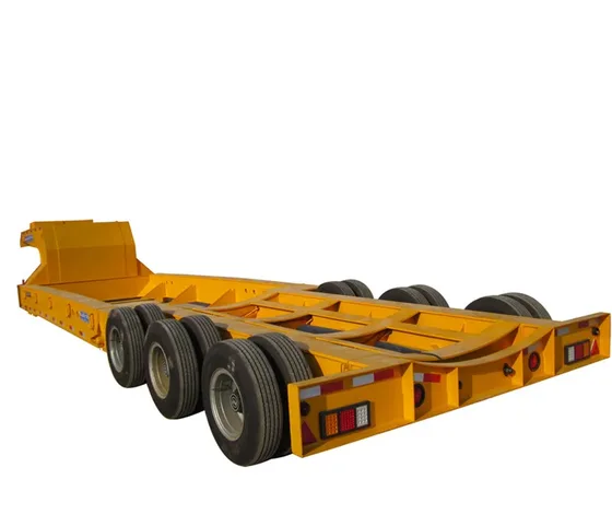 Close-up of the 12R22.5 tyre and leaf spring suspension on the rear axle
