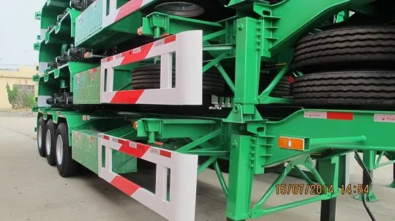 Top-down view of the steel skeleton frame with 12400mm length and 2480mm width