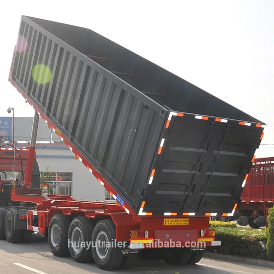 Front view of the trailer with the king pin connection