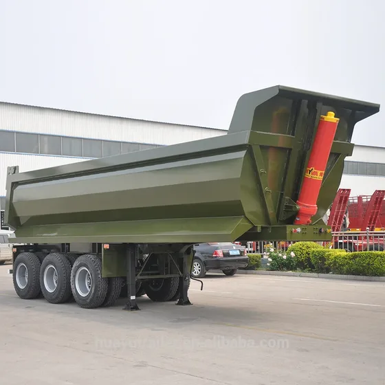 Interior view of the trailer body with 6mm bottom plate and 4mm side plate thickness