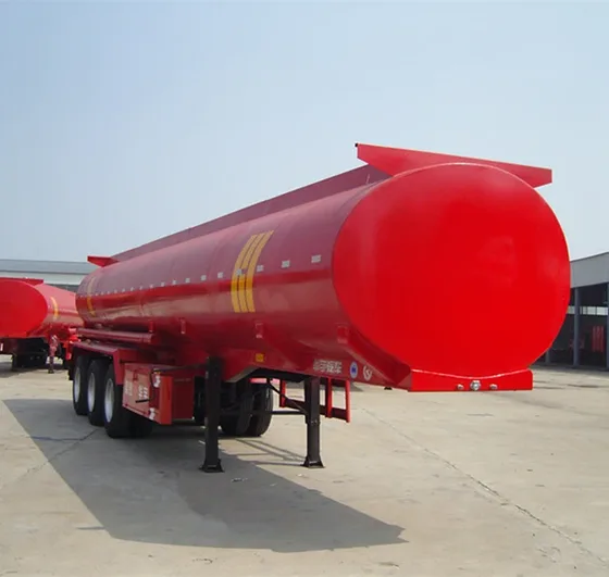 Interior view of the tanker with optional internal compartments and baffles