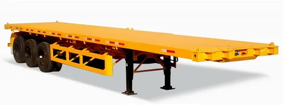 Rear view with fifth wheel coupling and ABS brake lines visible