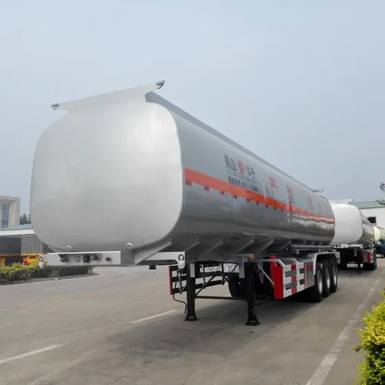 45000L Crude Oil/diesel/petrol Tank Semi Trailer, Stainless Tanker Trailer - photo 7