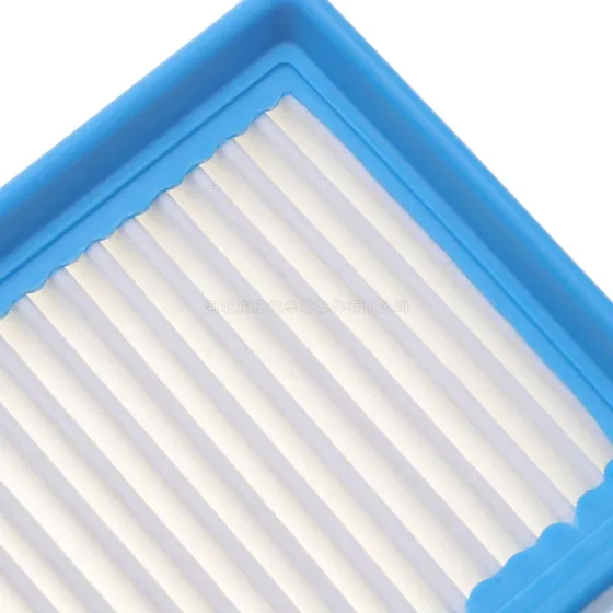 Filter with customer-specified paper type visible in the cutaway section