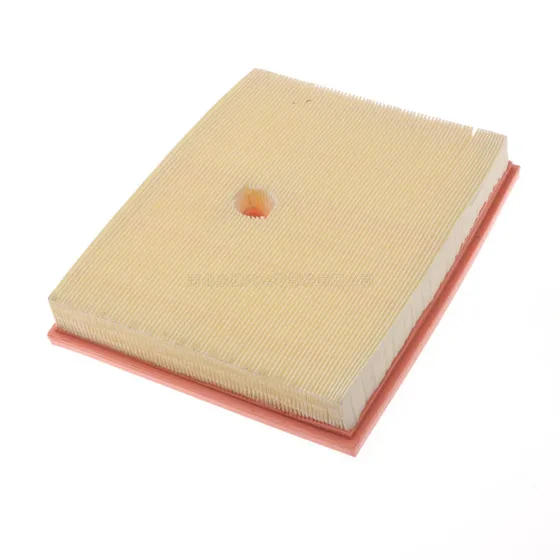 Close-up of the filter's sealing edge and mounting flange