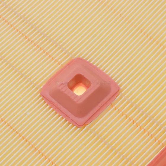 Filter inside a protective packing box with Dongjie branding