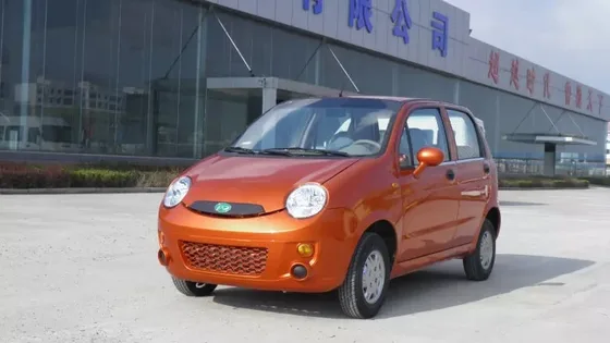 Side view of the eone-S03 showing the 1635mm wheelbase and compact dimensions