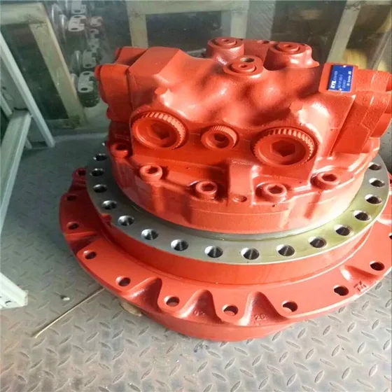 Side view of the TM40 unit with cast iron housing and steel rotor visible