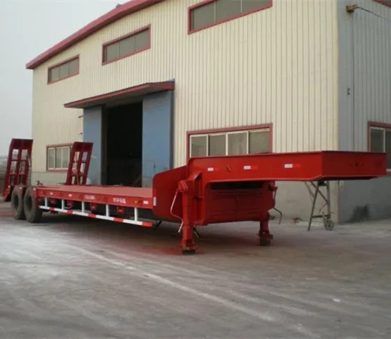 Front view showing the 1250mm deck height and 13000mm length