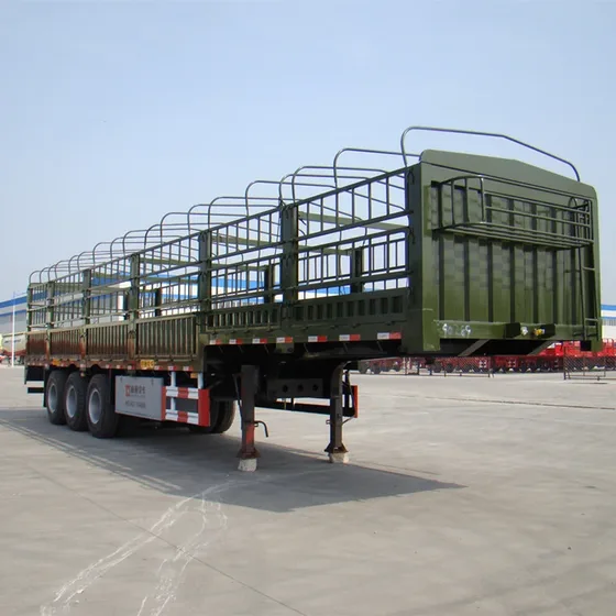 Close-up of the Q345B steel frame and welded joints on the trailer chassis