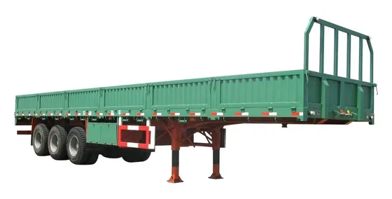 Drop-side panel raised to show the internal cargo space and side wall structure