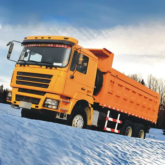 Hydraulic lift cylinder and control valve on the dump body frame
