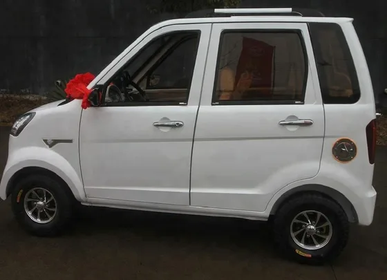 Rear view showing the five-door layout and rear suspension components